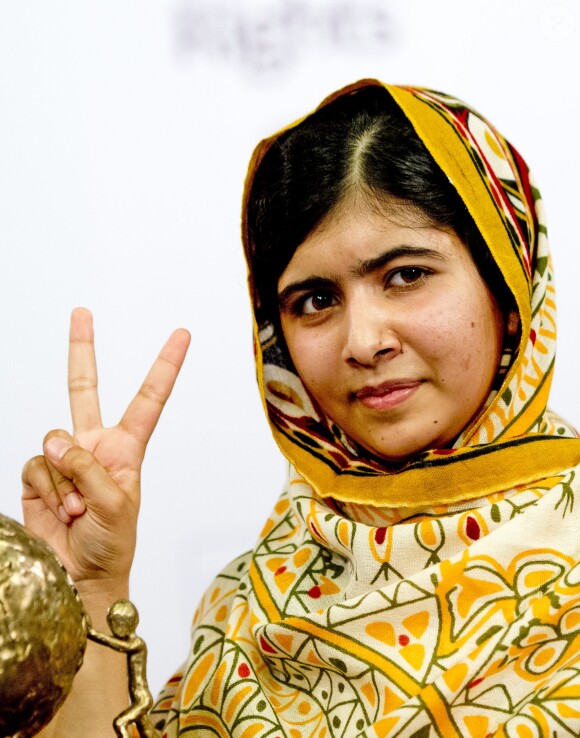 Malala Yousafzai reçoit l'International Children's Peace Prize 2013 à la Haye, le 6 septembre 2013