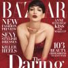 Anne Hathaway en couverture du magazine Harper's Bazaar (octobre 2014)