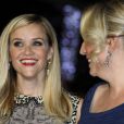  Reese Witherspoon et Cheryl Strayed&nbsp; lors du BFI London Film Festival et la pr&eacute;sentation du film Wild, le 13 octobre 2014 