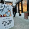 Illustration - Vernissage de l'exposition "Tout L'Art Du Chat" de Philippe Geluck à la galerie Huberty-Breyne à Paris, le 14 octobre 2014.