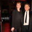  Richard Berry et sa compagne Pascale Louange &agrave; Paris le 10 mars 2014. 