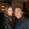 Richard Berry et sa compagne Pascale Louange à Paris, le 12 septembre 2013.
