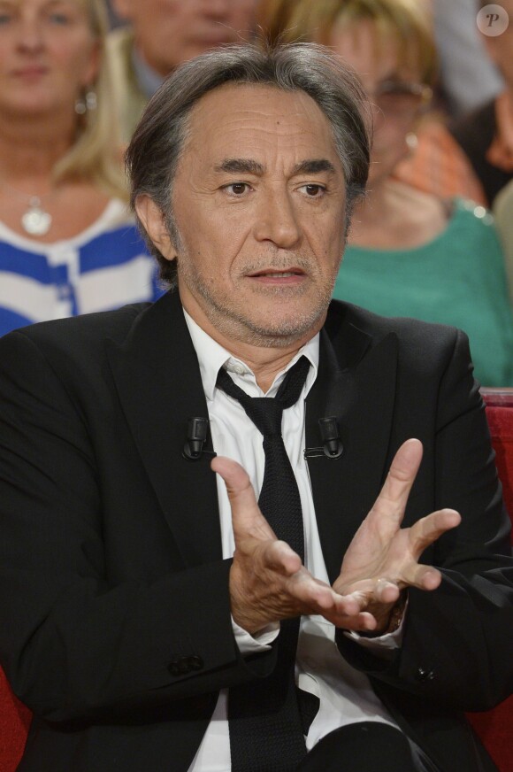 Richard Berry dans l'émission "Vivement Dimanche" à Paris le 11 septembre 2013.