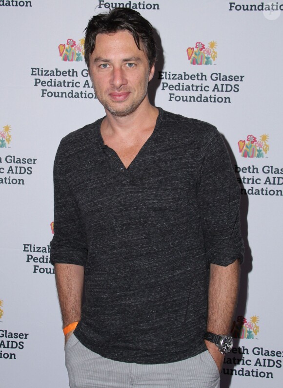 Zach Braff lors du 25e gala annuel "A Time For Heroes" pour l'association "Elizabeth Glaser Pediatric AIDS" à Culver City, le 19 octobre 2014.
