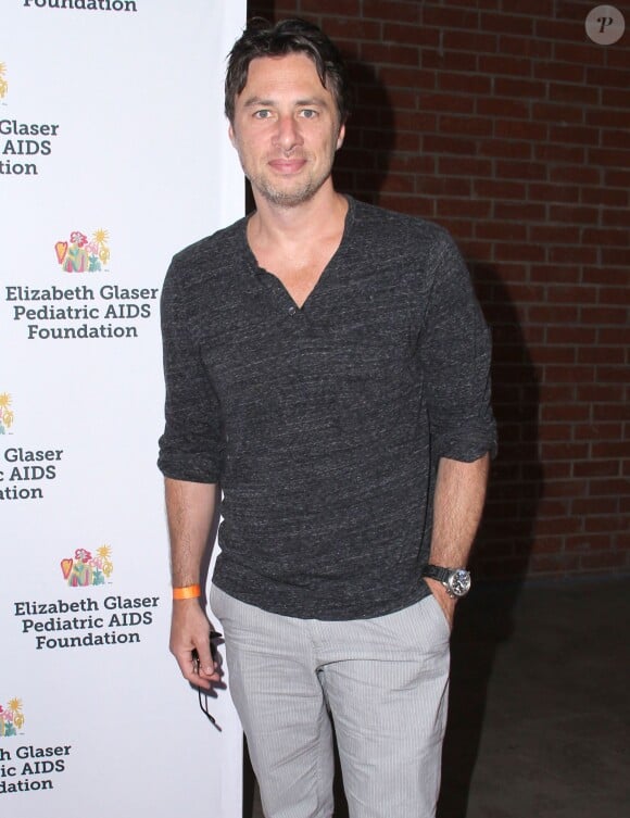 Zach Braff lors du 25ème gala annuel "A Time For Heroes" pour l'association "Elizabeth Glaser Pediatric AIDS" à Culver City, le 19 octobre 2014.