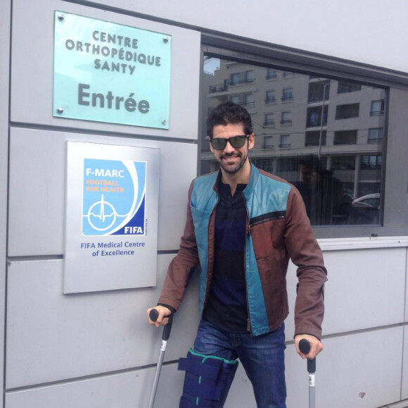 Après avoir passé une IRM, Miguel Angel Munoz donne des nouvelles de sa santé et annonce qu'il pourra danser lors du prochain prime de Danse avec les stars sur TF1. LE 21 octobre 2014.