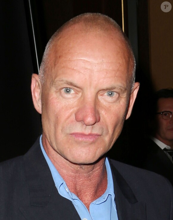 Sting à la soirée caritative "Skin Cancer" à l'hôtel "Mandarin Oriental" à New York, le 21 octobre 2014.