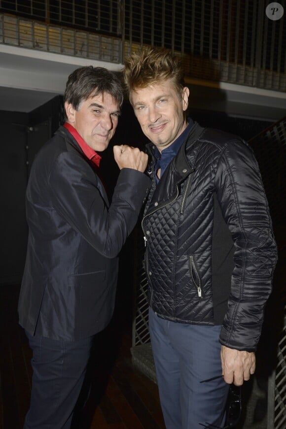 Exclusif - Tex et Didier Gustin - Backstage du spectacle "Les Eternels du Rire" à Lille le 23 octobre 2014