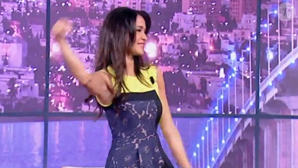 Leila, grande gagnant de Secret Story 8, était invitée sur le plateau de "Labès" (émission tunisienne), le 18 octobre 2014.