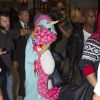 La popstar Miley Cyrus arrive à l'aéroport de Sydney le 25 octobre 2014.