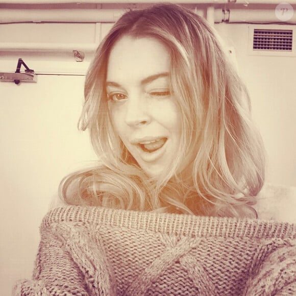 Lindsay Lohan : selfie !