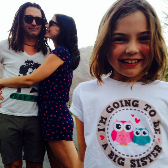 Jessica Pare avec son amoureux John Kastner et sa fille Summer Lee - 2014
