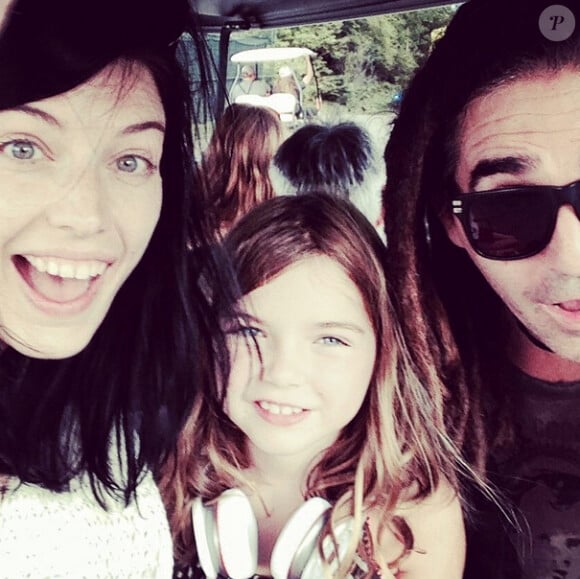 La jolie Jessica Pare avec son amoureux John Kastner et sa fille Summer Lee - 2014