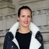 Laure Manaudou lors du défilé Guy Laroche automne/hiver 2014/2015 au Grand Palais à Paris, le 26 février 2014