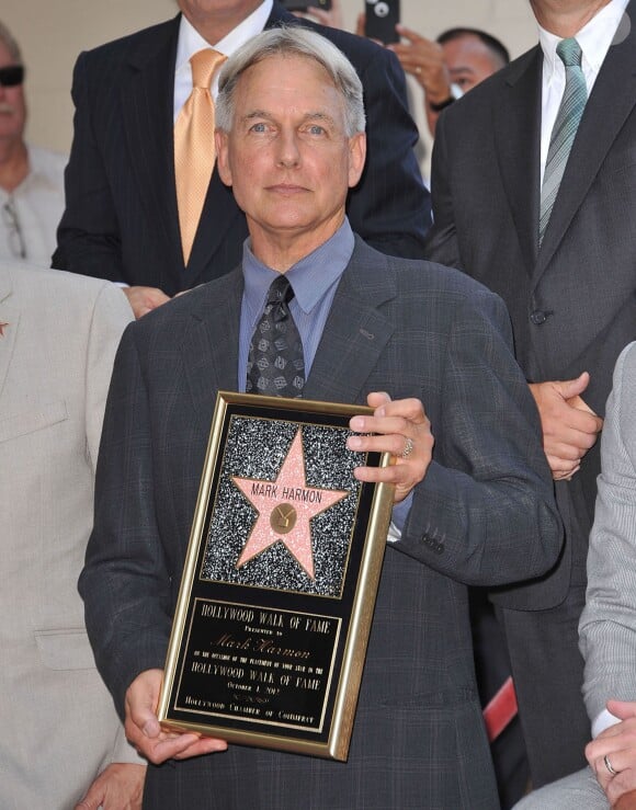 Mark Harmon reçoit son étoile sur le Walk Of Fame à Hollywood, le 1er octobre 2012.