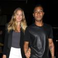 Une soirée en amoureux ! Doutzen Kroes et son mari Sunnery James lors d'une sortie nocturne à Los Angeles le 26 octobre 2014