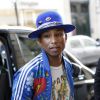 Pharrell Williams et sa femme Helen Lasichanh arrivent à Paris. Le 14 octobre 2014