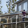 Zlatan Ibrahimovic se fait construire une magnifique demeure du côté de Åre, en Suède, photo prise le 31 octobre 2014