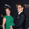 Robert Downey Jr. et sa femme Susan Downey (enceinte de leur deuxième enfant) lors des Britannia Awards des BAFTA à Los Angeles, au sein du Beverly Hilton Hotel le 30 octobre 2014