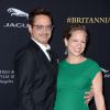 Robert Downey Jr. et sa femme Susan Downey (enceinte de leur deuxième enfant) lors des Britannia Awards des BAFTA à Los Angeles, au sein du Beverly Hilton Hotel le 30 octobre 2014