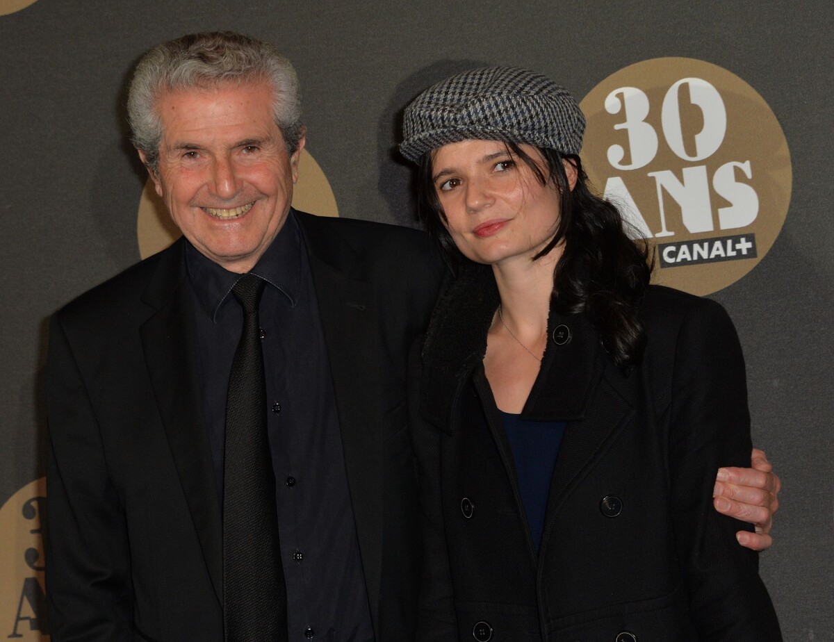 Vidéo Claude Lelouch et sa fille Salomé Lelouch Soirée des 30 ans de Canal+ au Palais de