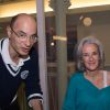 Bernard Werber et Tatiana de Rosnay - Sortie du livre "13 à table !" au profit des Restos du Cœur à la Maison des Métallos à Paris, le 4 novembre 2014.