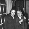Claude Berri et Jeanne Moreau à Paris en 1970