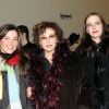 Marlène Jobert et ses deux filles Joy et Eva Green à Paris le 29 janvier 2005