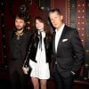 Francesco Vezzoli, Charlotte Gainsbourg, Stefano Tonchi lors de la soirée Paradisio: A Tribute to the Renaissance à Brooklyn, New York, le 4 novembre 2014