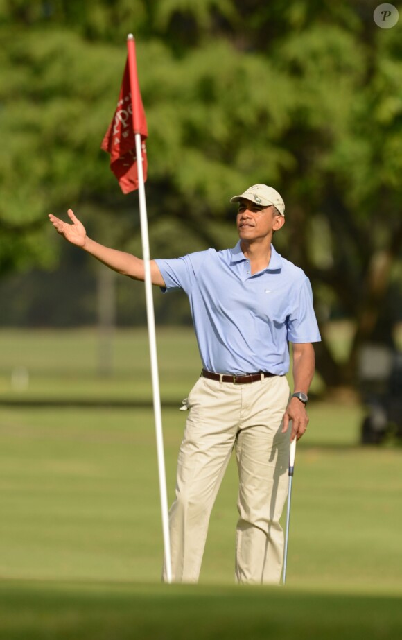 Barack Obama à Hawaï, le 2 janvier 2014. 