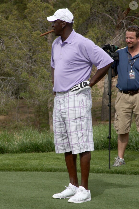 Michael Jordan lors du Michael Jordan Celebrity Invitational au Shadow Creek Golf Course de Las Vegas, le 29 mars 2012
