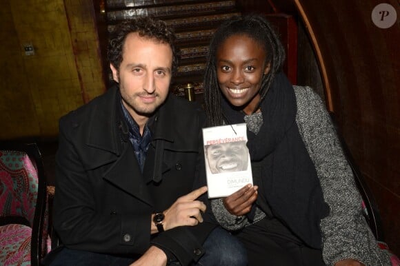 Arié Elmaleh et Aïssa Maïga - Lancement du livre Persévérance au Buddha Bar à Paris (novembre 2014)