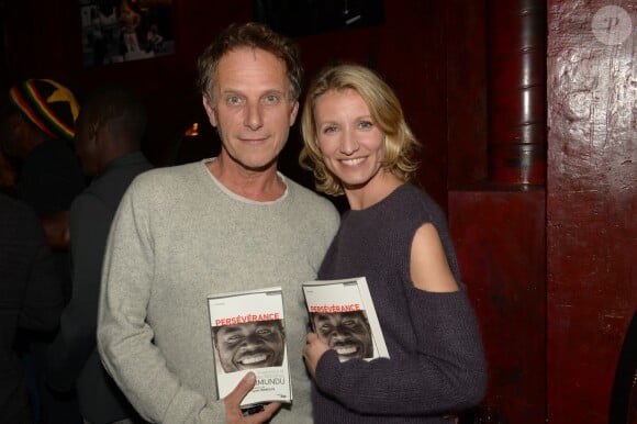 Charles Berling et Alexandra Lamy - Lancement du livre Persévérance au Buddha Bar à Paris (novembre 2014)