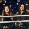 Cristiana Reali et sa fille Elisa au match entre le PSG et Marseille au parc des Princes à Paris le 9 novembre 2014.