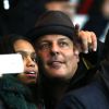 Jean Roch et sa compagne Anaïs Monory au match entre le PSG et Marseille au Parc des Princes à Paris le 9 novembre 2014.