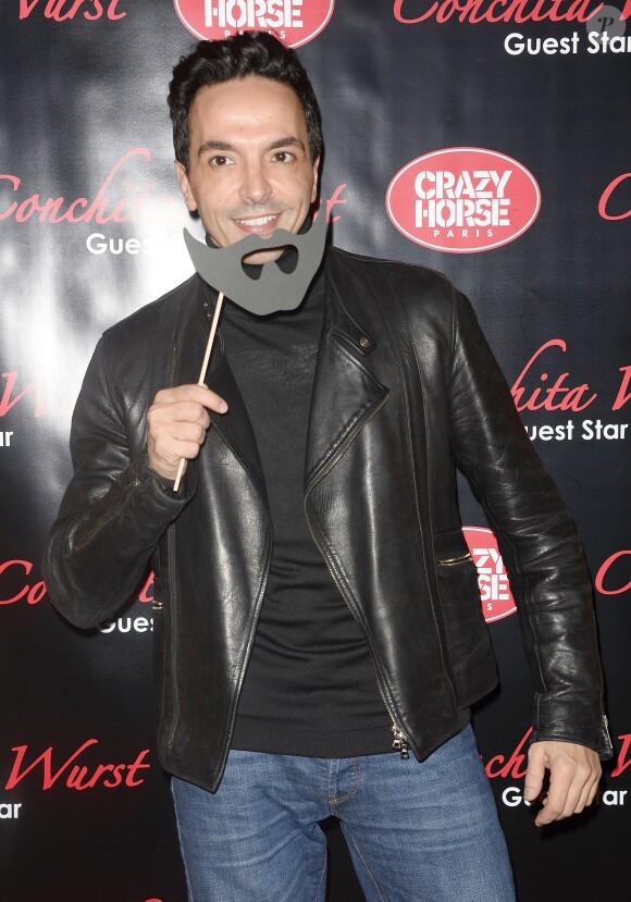 Kamel Ouali à la première du show de Conchita Wurst au Crazy Horse à Paris, le 9 novembre 2014.