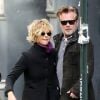 Meg Ryan a retrouvé John Mellencamp. Ils disent au revoir à un ami à New York le 4 novembre 2014