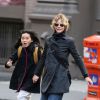 Meg Ryan avec sa fille Daisy, rentrant de l'école le 21 octobre 2014 à New York