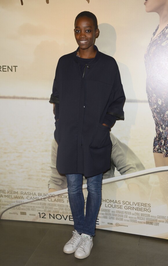 La chanteuse Irma (Irma Pany) - Avant-première du film "Respire" au Gaumont Marignan à Paris le 11 novembre 2014.