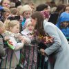Le prince William et Kate Middleton, enceinte, en visite à Pembroke au Pays de Galles, le 8 novembre 2014.