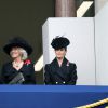 Kate Middleton, enceinte de son 2 enfant, Camilla Parker Bowles et Sophie de Wessex lors de la célébration du remembrance sunday le 09 novembre 2014 au Cénotaphe de Whitehall, à Londres.
