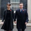 Samantha et David Cameron lors de la célébration du remembrance sunday le  novembre 2014 au Cénotaphe de Whitehall, à Londres.