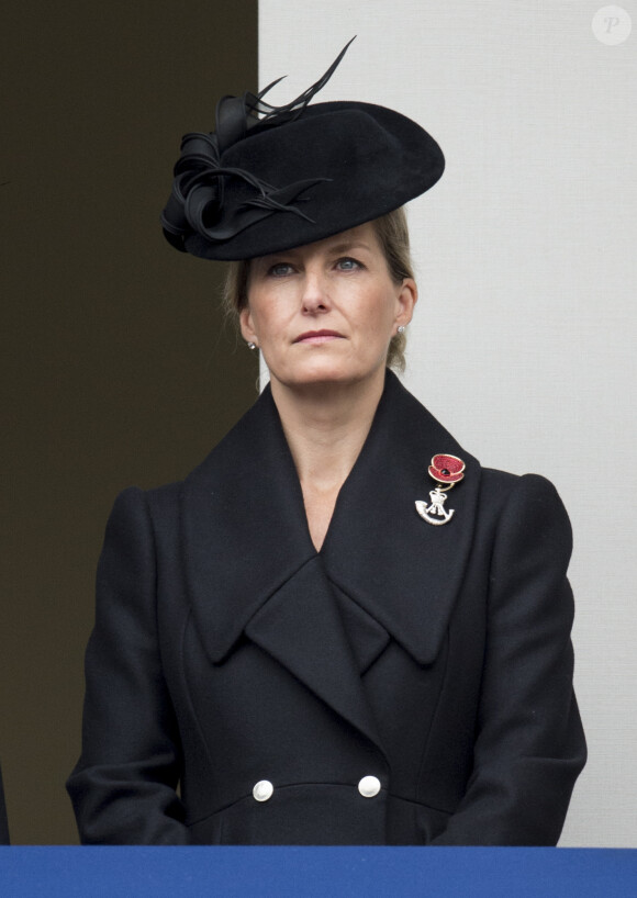 Sophie de Wessex lors de la célébration du remembrance sunday le 09 novembre 2014 au Cénotaphe de Whitehall, à Londres.