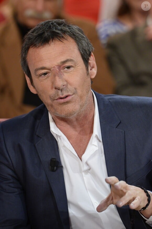 Jean-Luc Reichmann - Enregistrement de l'émission "Vivement Dimanche" (diffusée le 11 mai 2014) à Paris le 7 mai 2014.