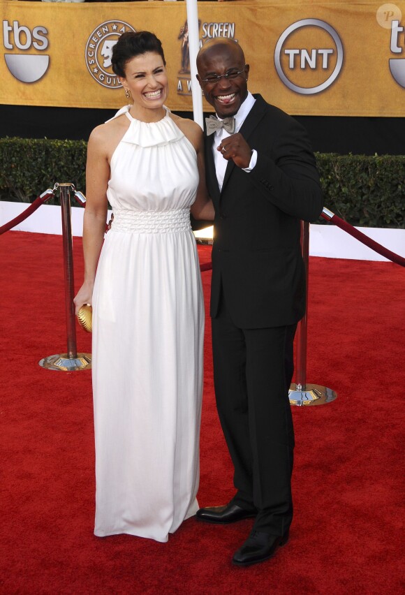 Idina Menzel et Taye Diggs aux Screen Actors Guild Awards 2009 à Los Angeles, le 25 janvier.