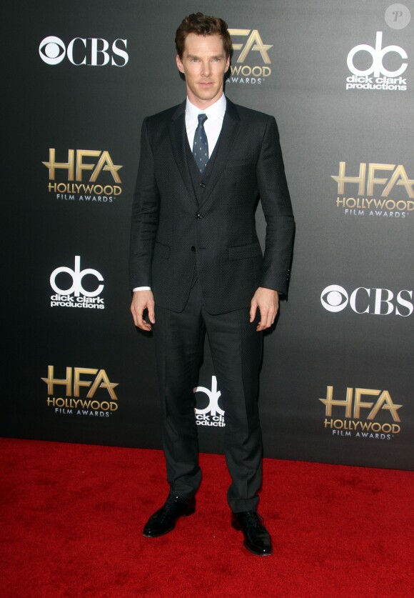 Benedict Cumberbatch assiste à la cérémonie des Hollywood Film Awards à l'Hollywood Palladium. Hollywood, le 14 novembre 2014.