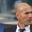  Zin&eacute;dine Zidane lors de la finale de la Ligue des Champions entre le Real Madrid et l'Atletico Madid &agrave; l'Estadio de la Luz &agrave; Lisbonne, le 24 mai 2014 