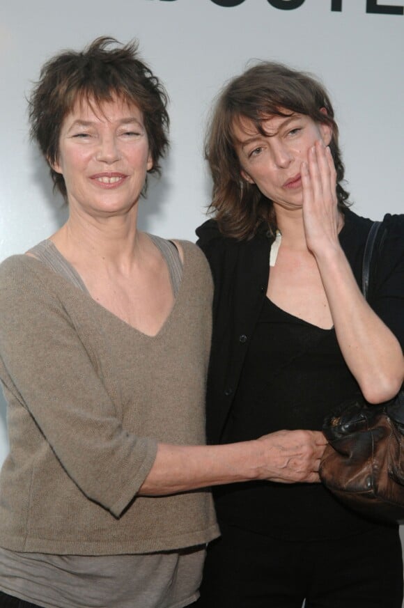 Jane Birkin et sa fille Kate Barry à Paris le 23 mai 2007