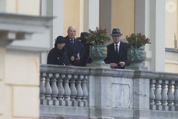 Funérailles de la princesse Kristine Bernadotte en la chapelle du palais royal Drottningholm à Stockholm, le 15 novembre 2014.