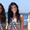 Miss Ile-de-France, Miss Aquitaine, Miss Orléanais, Miss Picardie, Miss Languedoc, Miss Champagne Ardenne et Miss Pays de Loire prennent la pose en bikini pour la photo officielle, à Punta Cana, en République Dominicaine, avant le grand jour, le 6 décembre prochain.